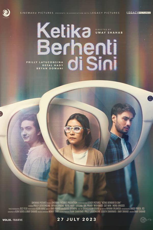 Indonesian poster of the movie Ketika Berhenti di Sini