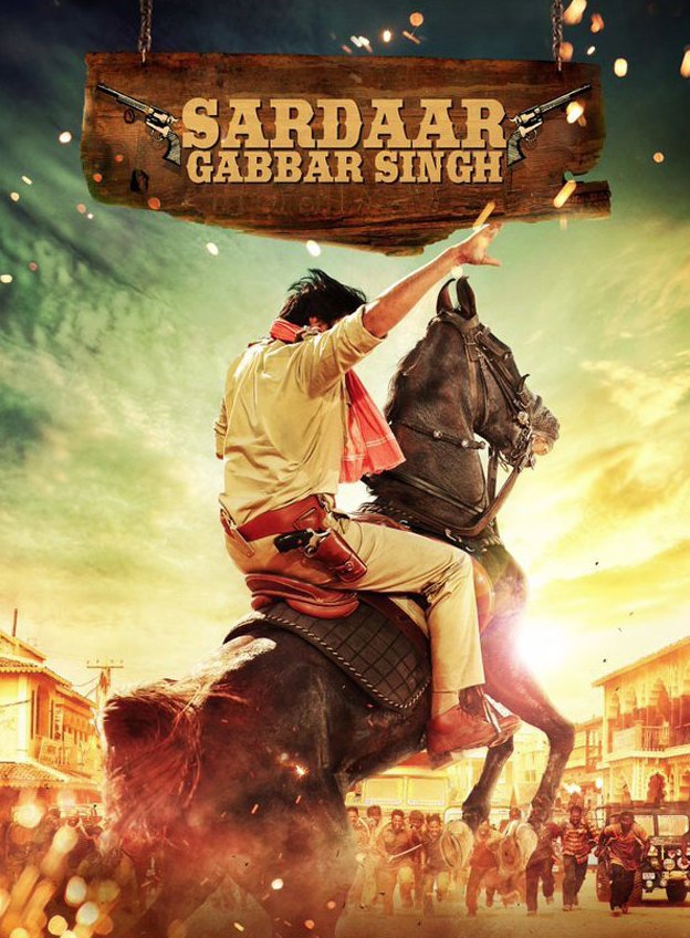 Telugu poster of the movie Sardaar Gabbar Singh
