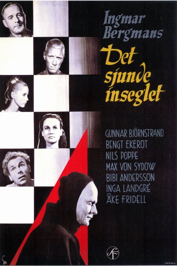 Swedish poster of the movie The Seventh Seal