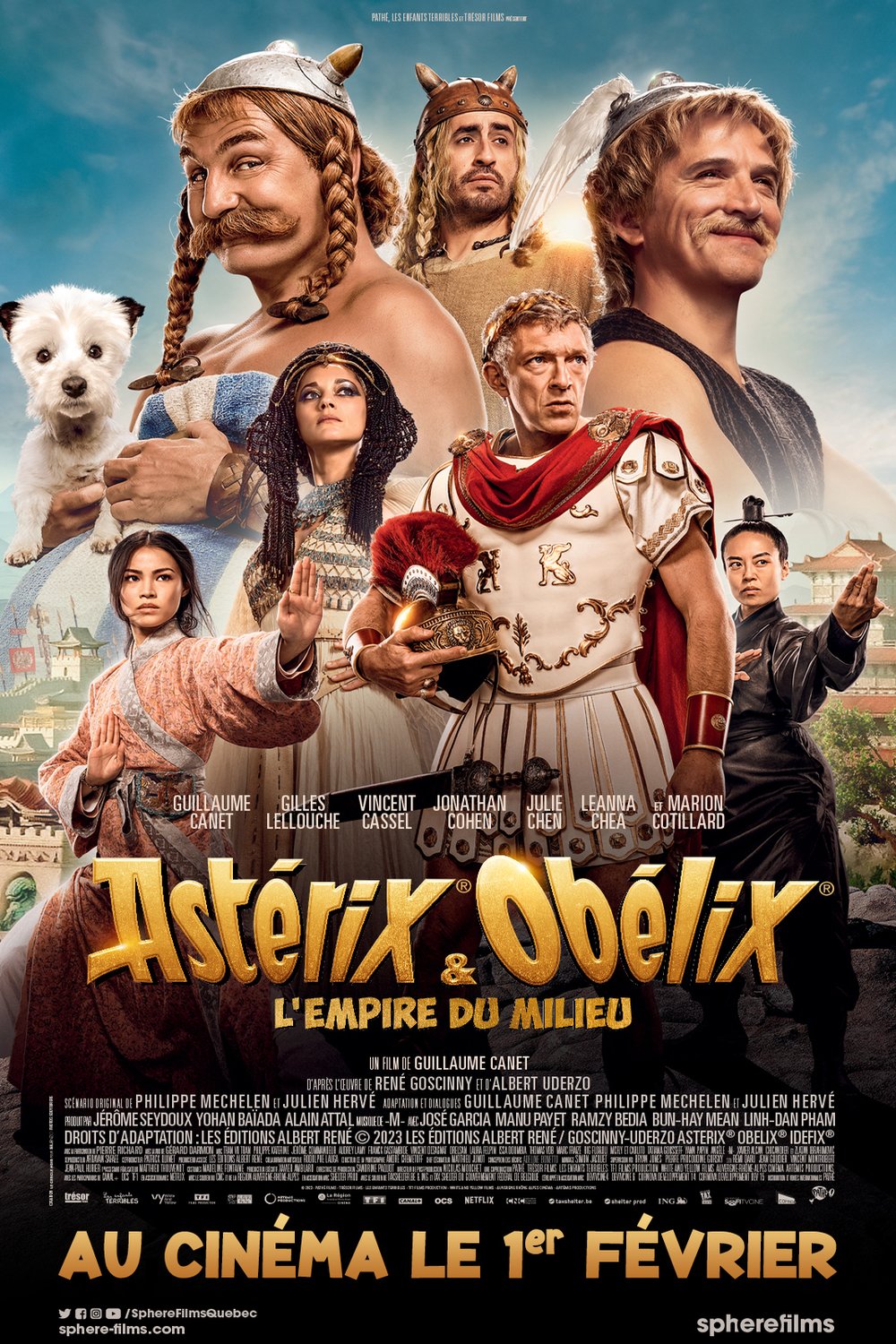L'affiche du film Astérix & Obélix: L'empire du milieu
