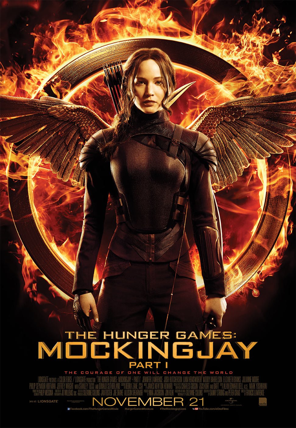 Poster of the movie The Hunger Games: Mockingjay - Part 1