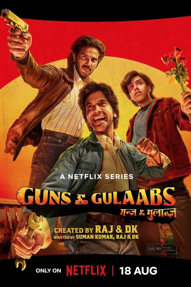 Hindi poster of the movie Guns & Gulaabs