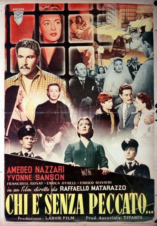Italian poster of the movie Chi è senza peccato....