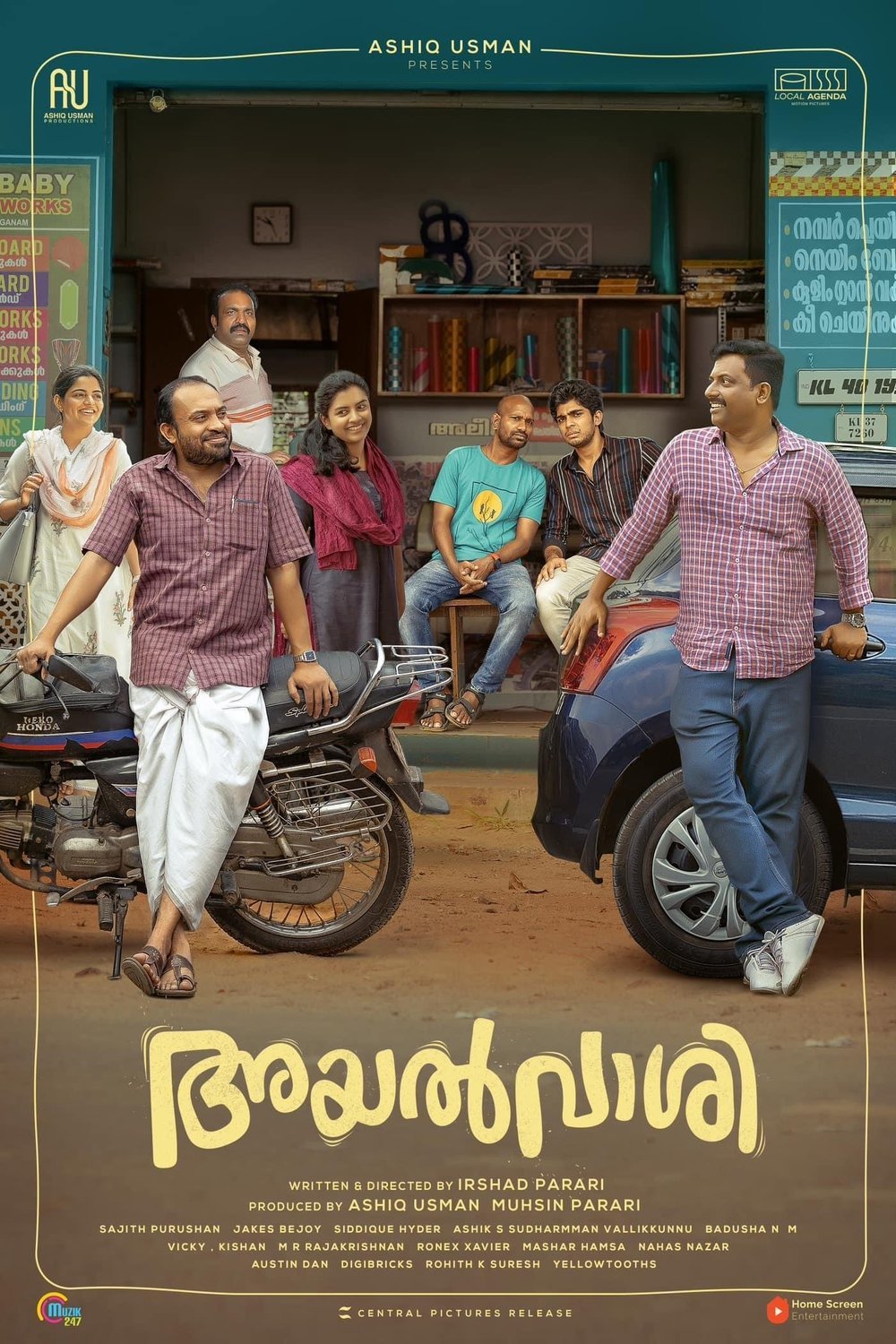 Malayalam poster of the movie Ayalvaashi