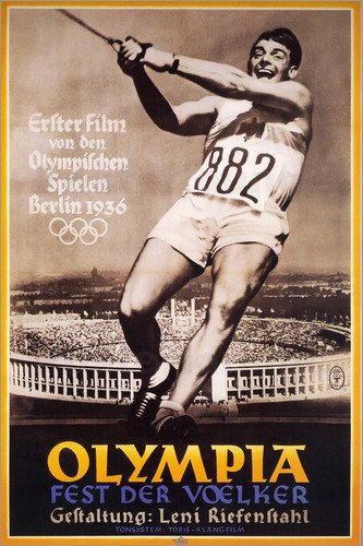 German poster of the movie Olympia 1. Teil - Fest der Völker