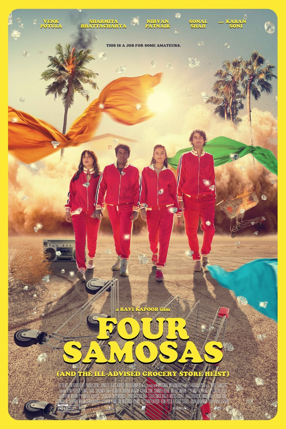 L'affiche du film Four Samosas