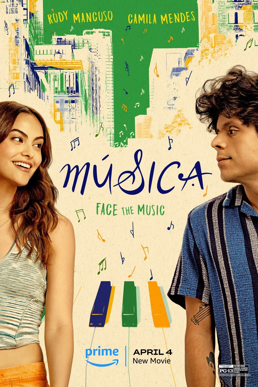 Portuguese poster of the movie Música