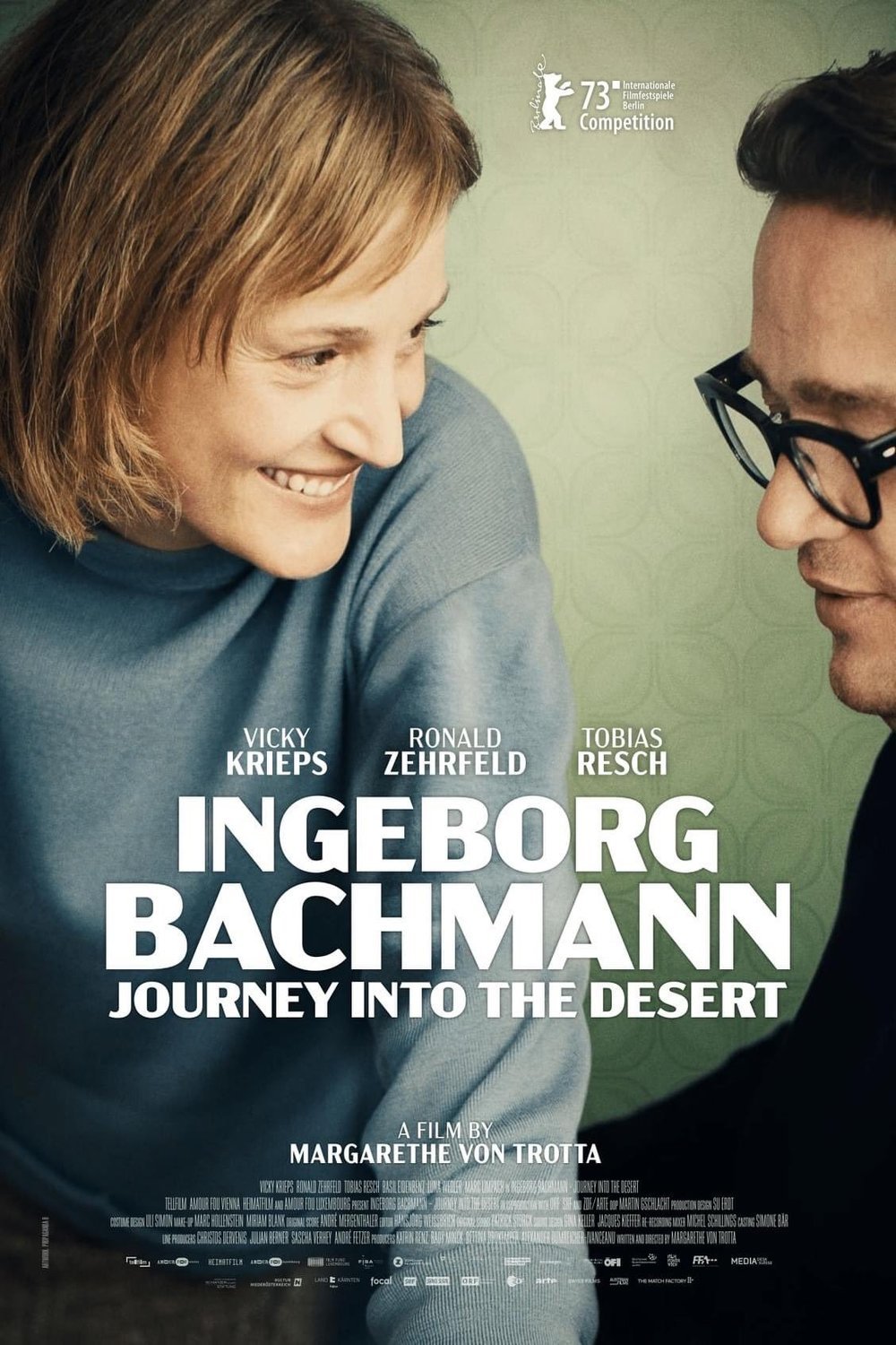 German poster of the movie Ingeborg Bachmann - Journey into the Desert