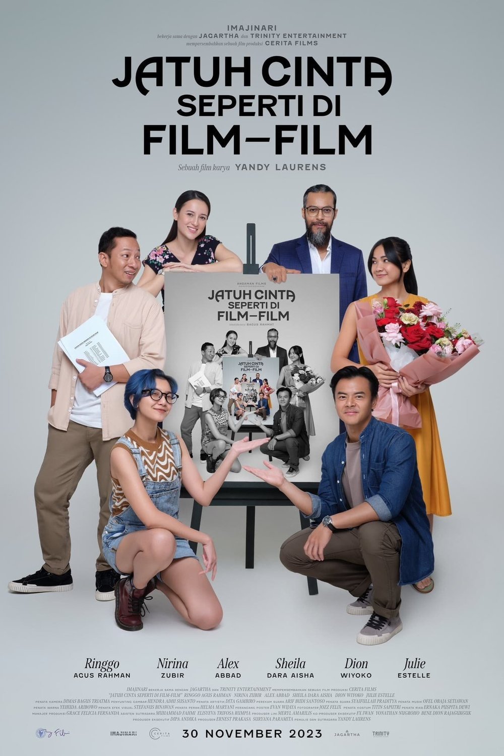 Indonesian poster of the movie Jatuh Cinta Seperti di Film-Film