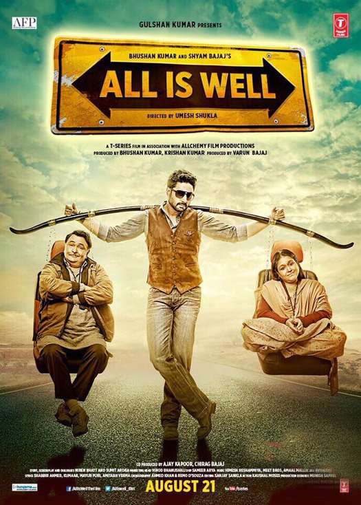 Hindi poster of the movie All Is Well