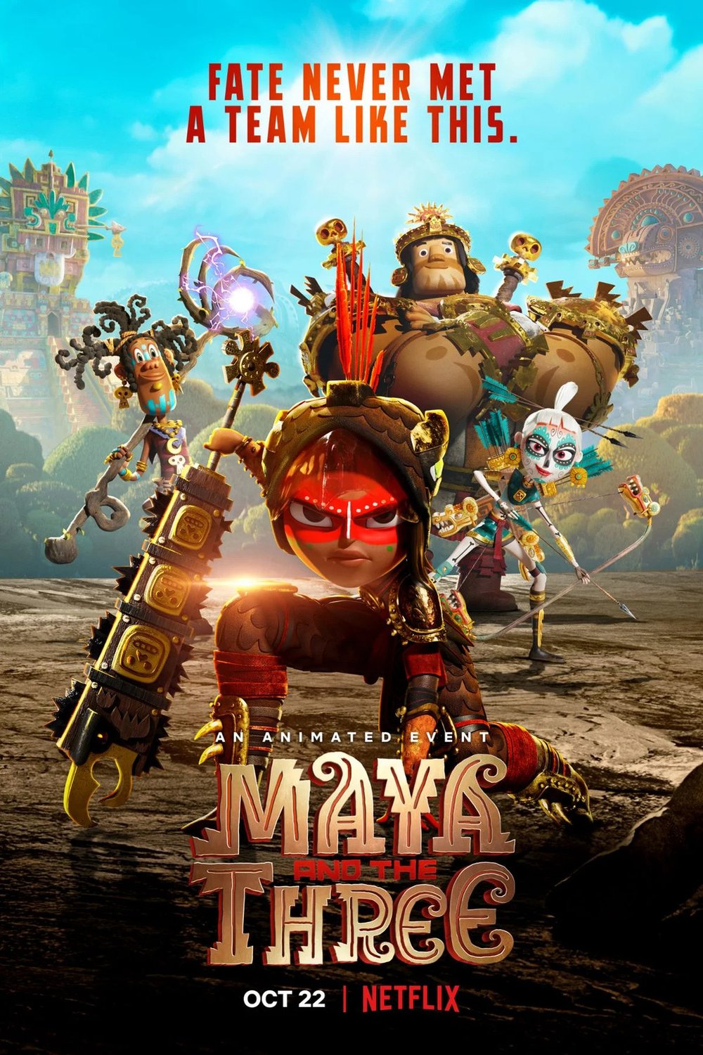 L'affiche du film Maya and the Three