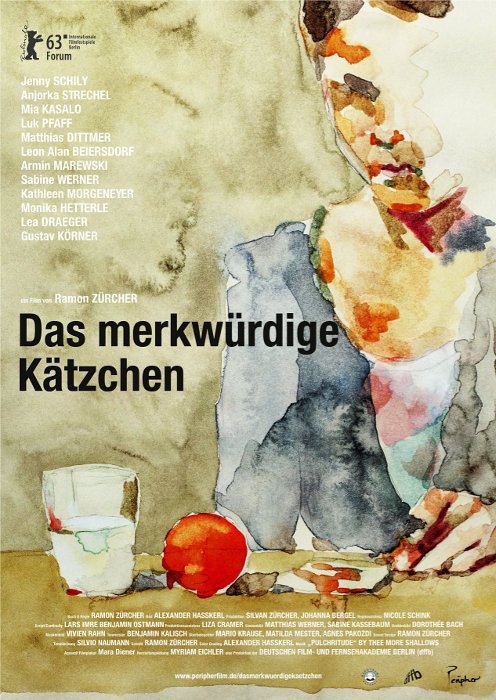 German poster of the movie Das merkwürdige Kätzchen