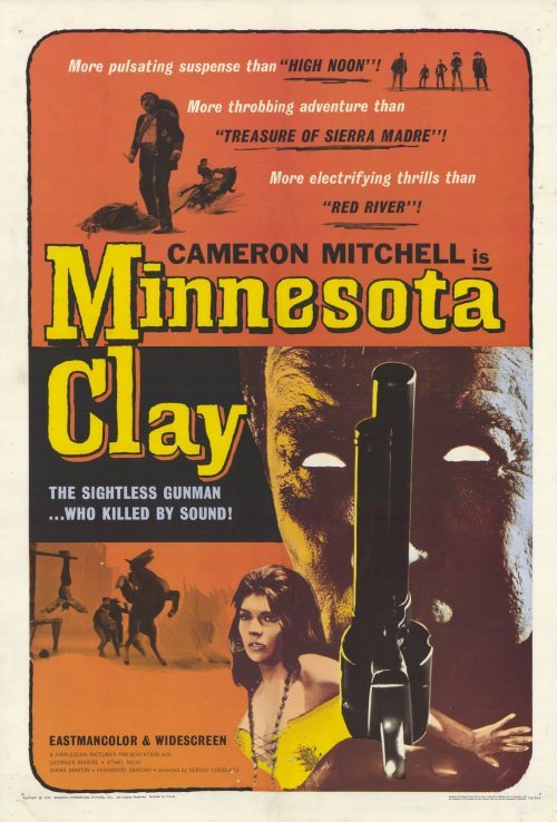 Italian poster of the movie Minnesota Clay