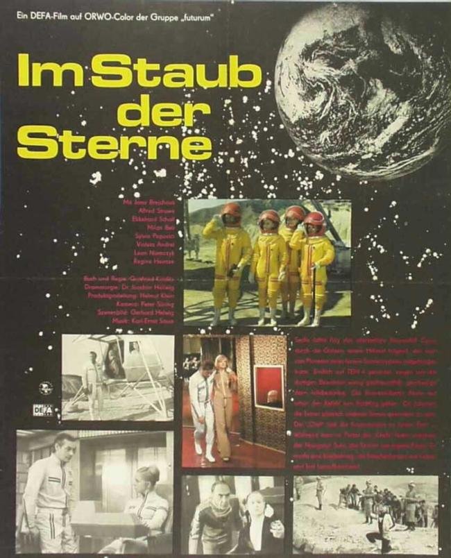 German poster of the movie In the Dust of the Stars