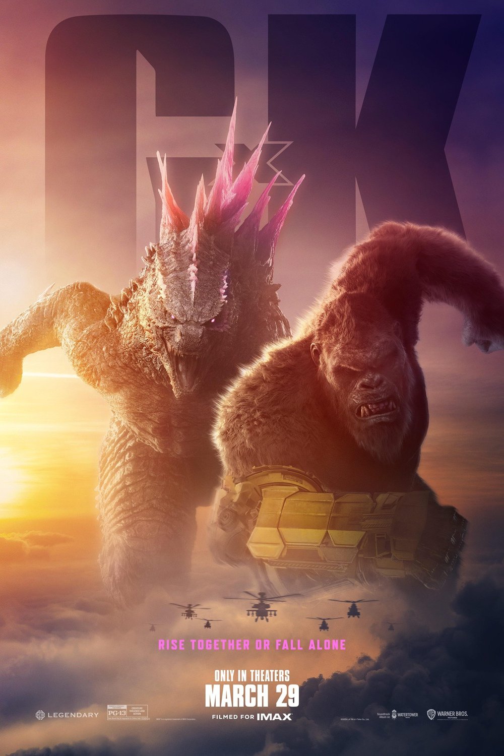 L'affiche du film Godzilla x Kong: The New Empire