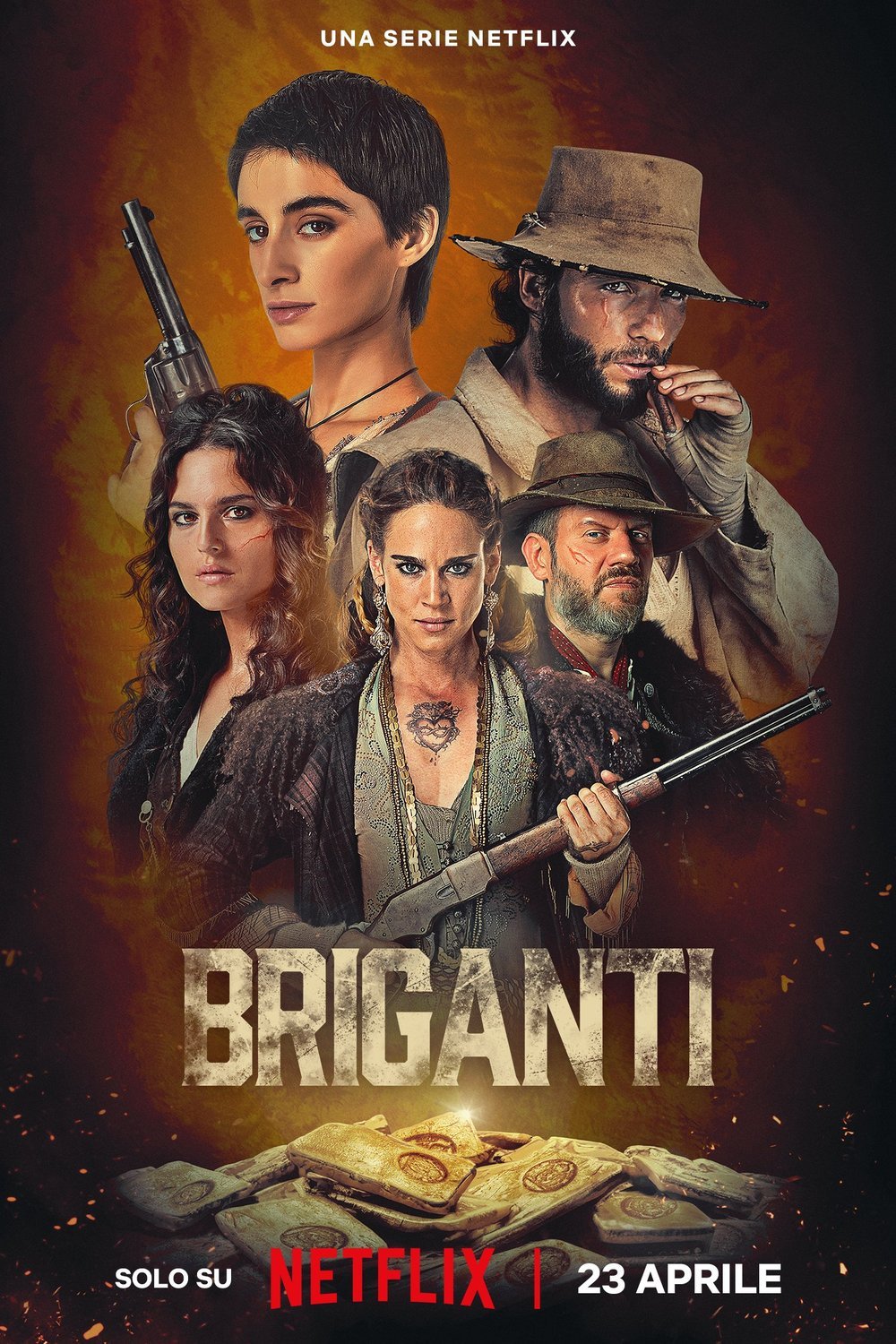 L'affiche originale du film Briganti en italien