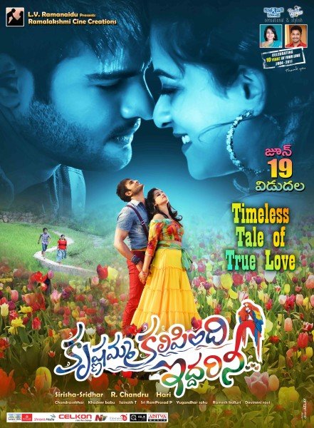 Telugu poster of the movie Krishnamma Kalipindi Iddarini