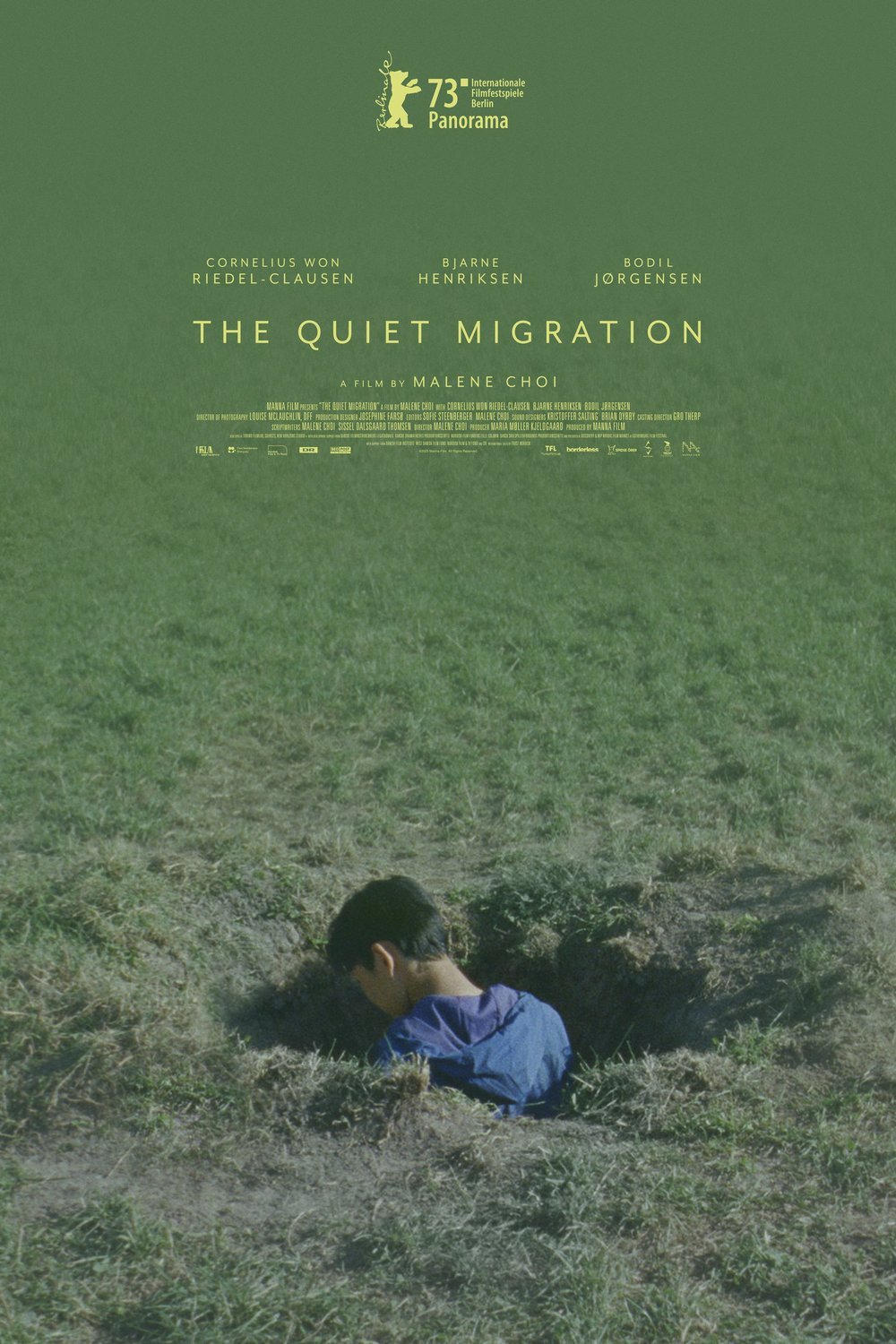 Danish poster of the movie The Quiet Migration