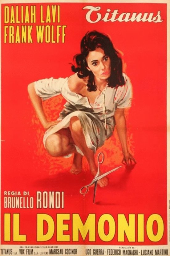 Italian poster of the movie The Demon