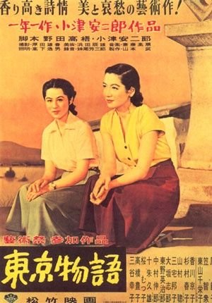 Japanese poster of the movie Tôkyô monogatari