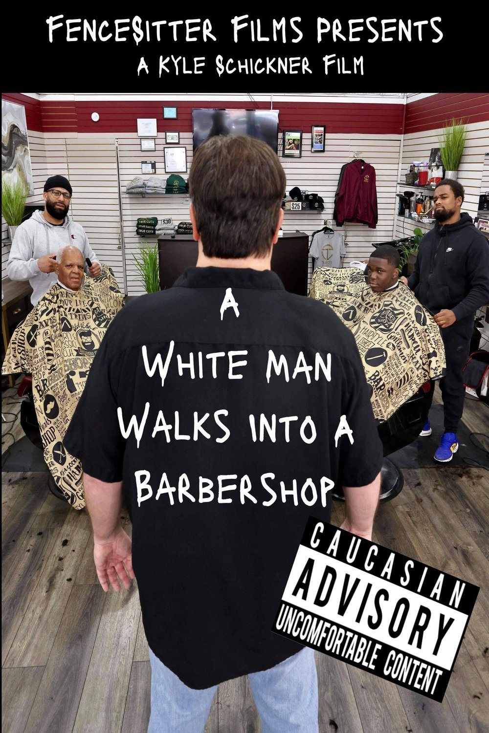 Poster of the movie A White Man Walks Into A Barbershop