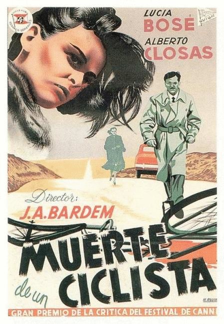 Spanish poster of the movie Muerte de un ciclista