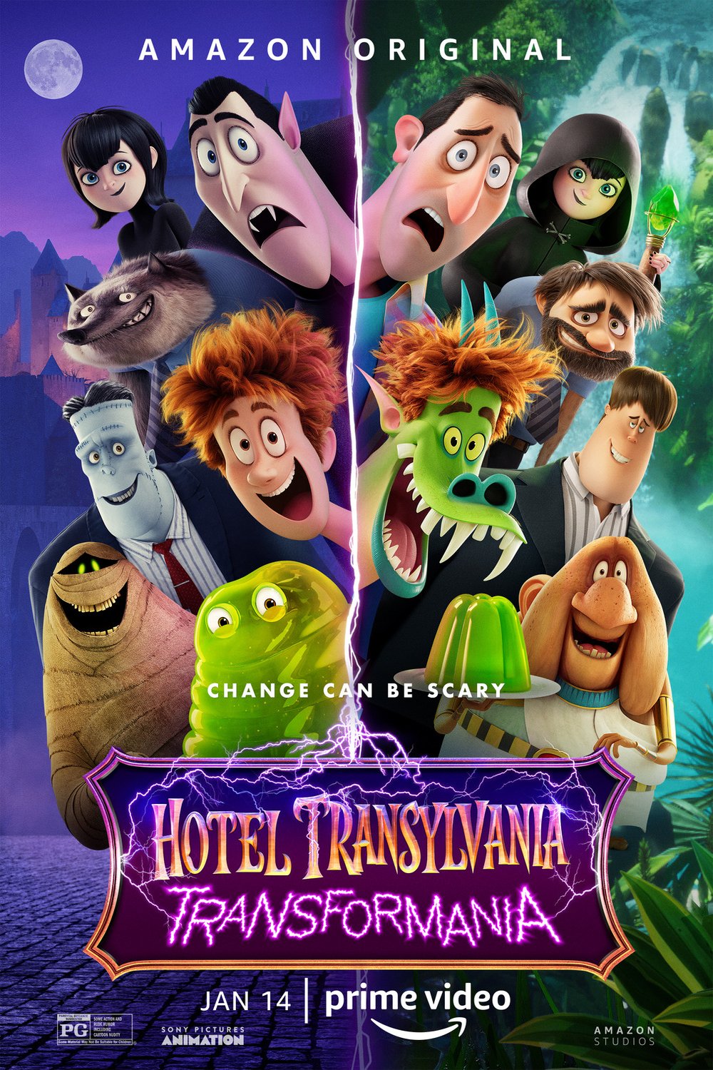 L'affiche du film Hotel Transylvanie: Transformanie v.f.
