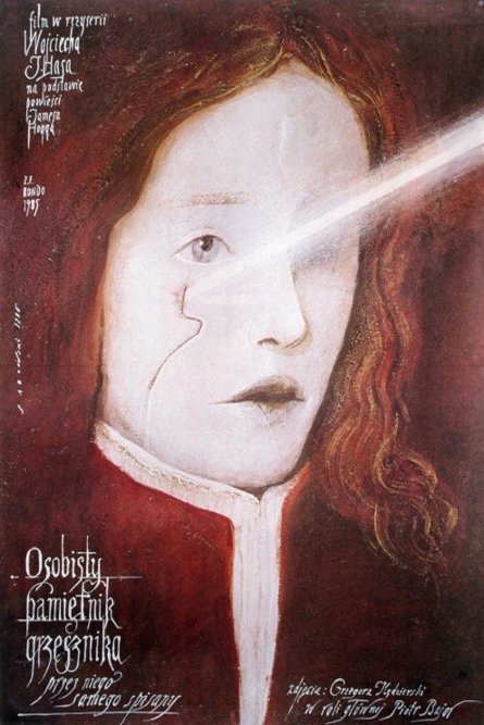 Polish poster of the movie Osobisty pamietnik grzesznika przez niego samego spisany