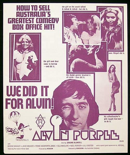 L'affiche du film Alvin Purple