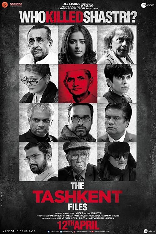 Hindi poster of the movie The Tashkent Files
