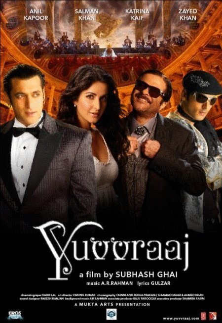 Hindi poster of the movie Yuvvraaj