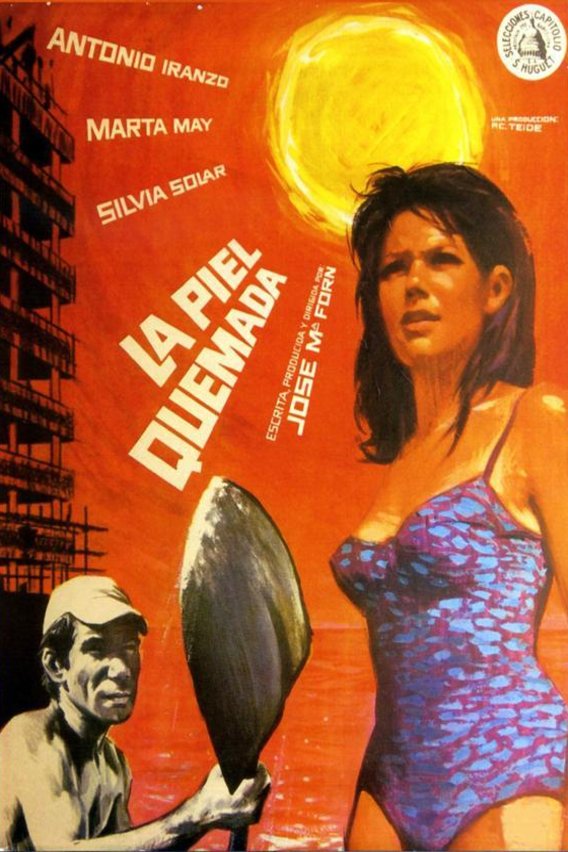 Spanish poster of the movie La Piel quemada