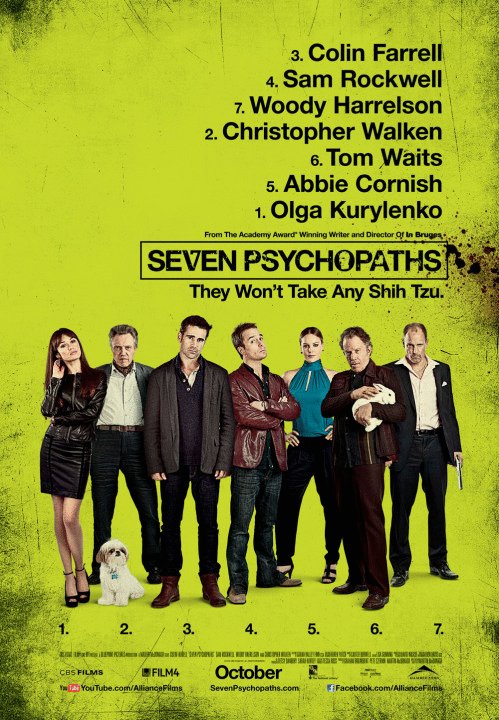 L'affiche du film Seven Psychopaths