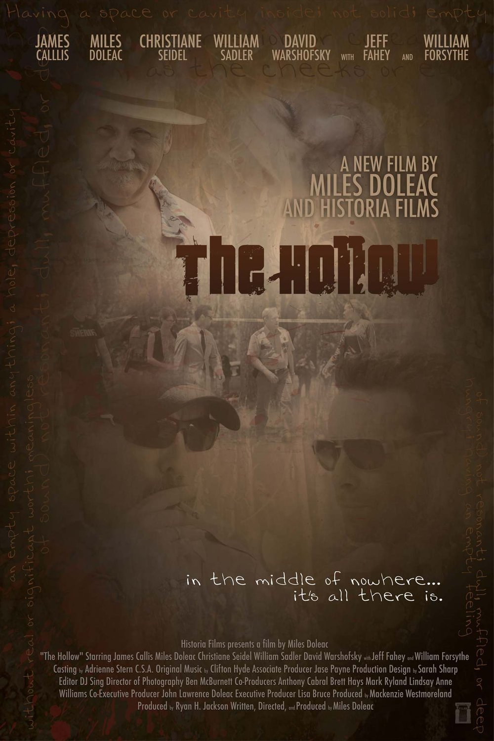 L'affiche du film The Hollow