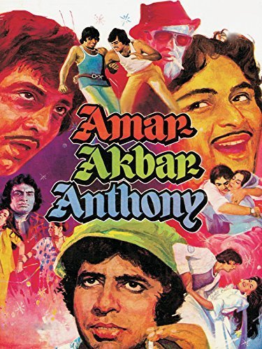 L'affiche originale du film Amar Akbar Anthony en Hindi