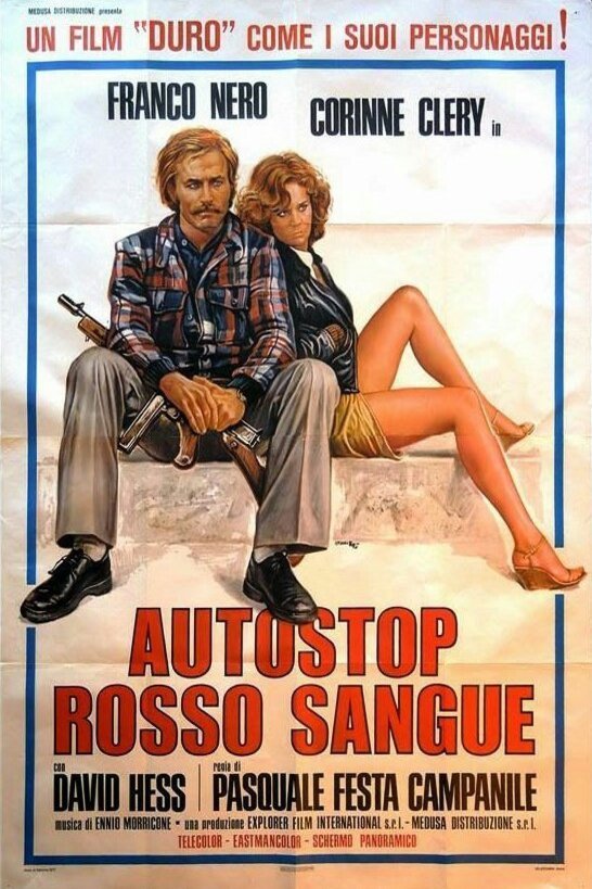 L'affiche originale du film Hitch Hike en italien