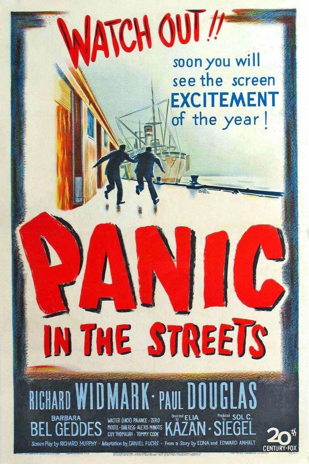L'affiche du film Panic in the Streets