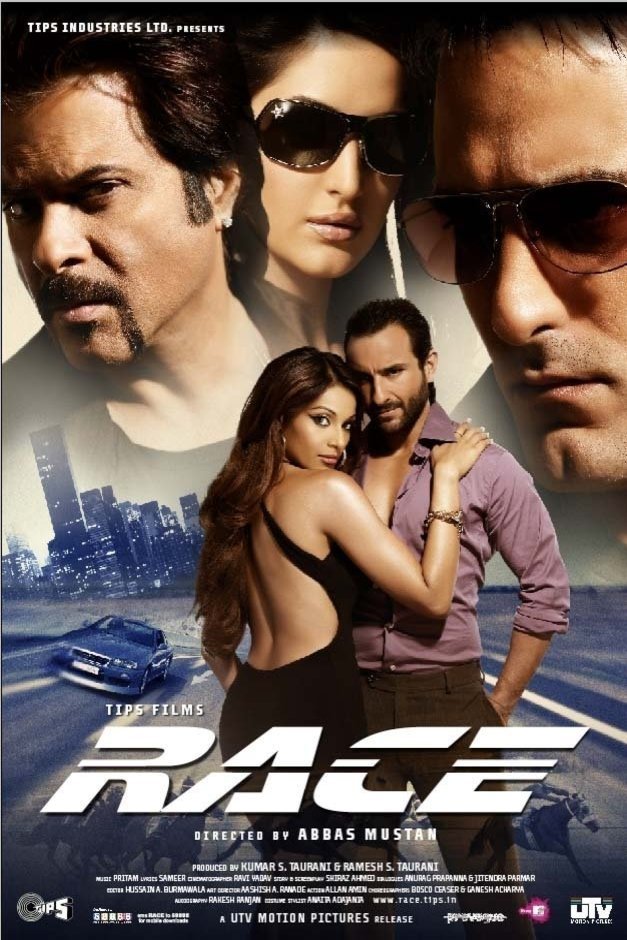 L'affiche originale du film Race en Hindi