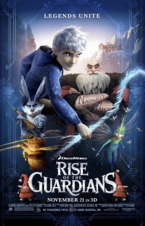 L'affiche du film Rise of the Guardians