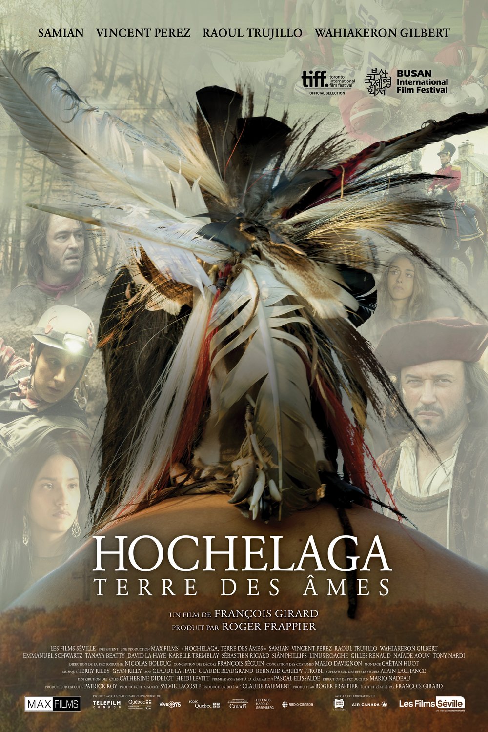 L'affiche du film Hochelaga, Terre des âmes