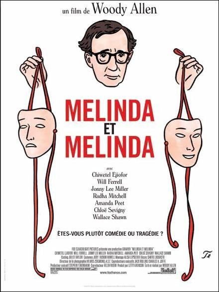 L'affiche du film Melinda et Melinda v.f.