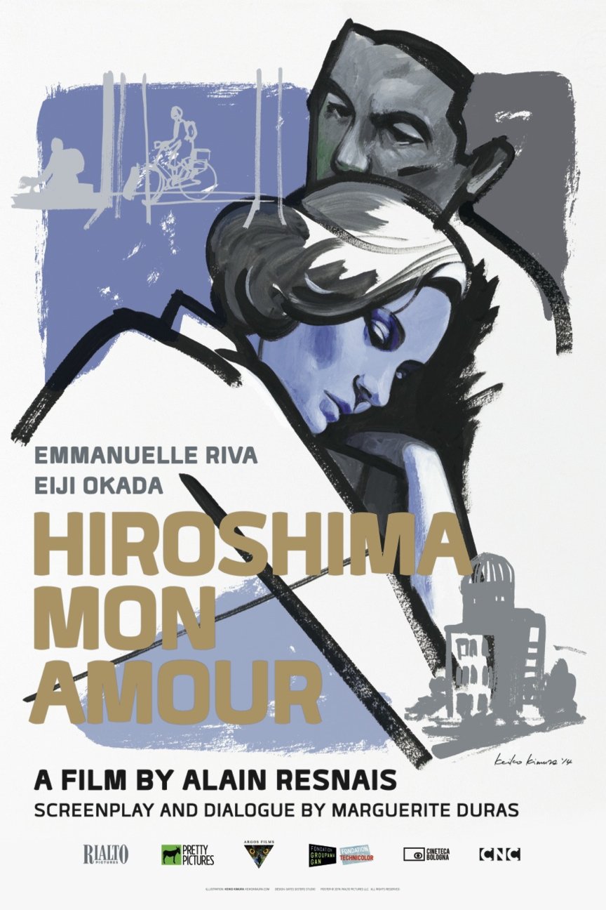 L'affiche du film Hiroshima mon amour