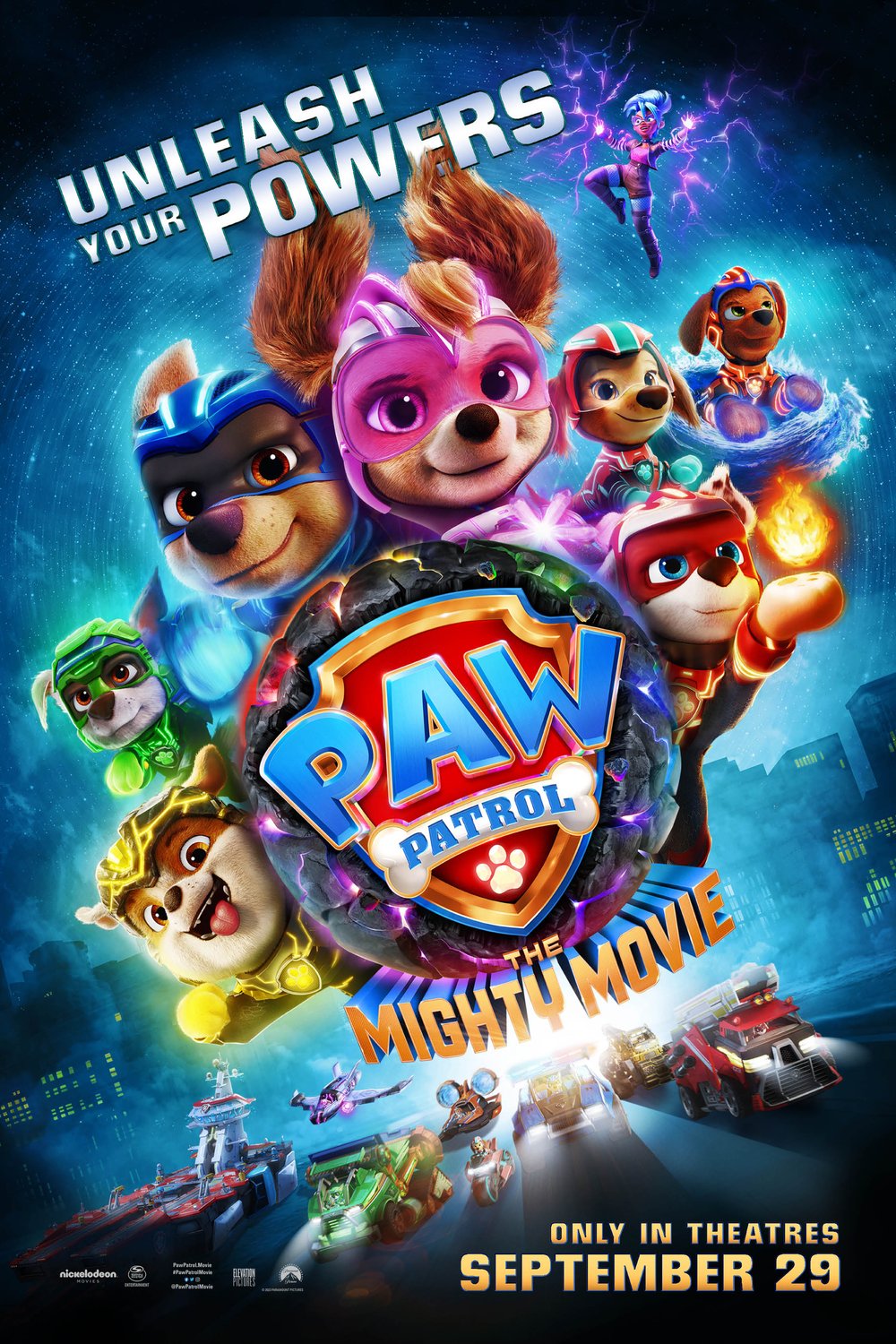 L'affiche du film PAW Patrol: The Mighty Movie