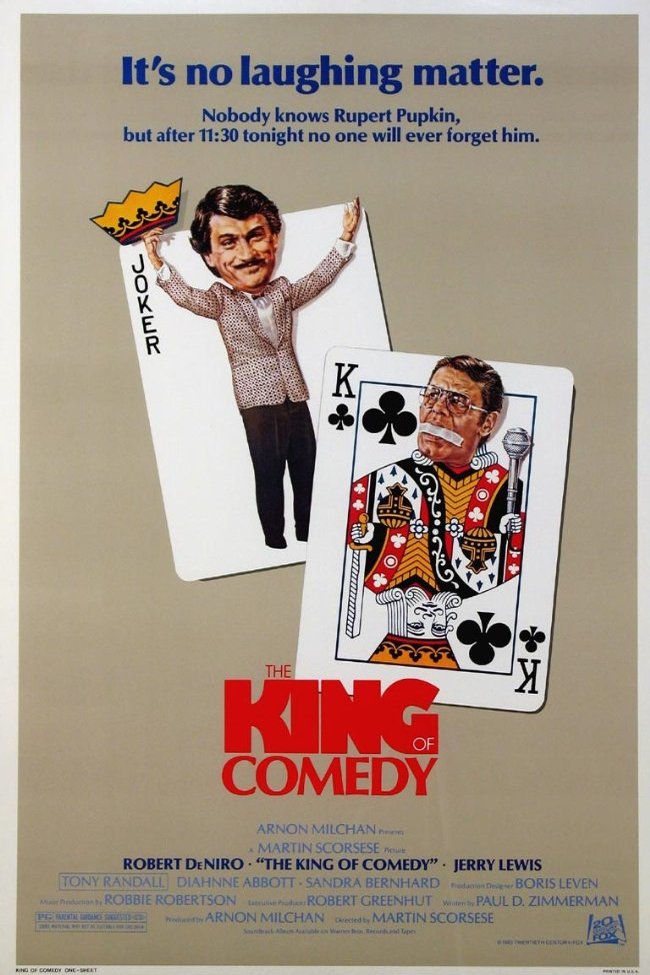 L'affiche du film The King of Comedy