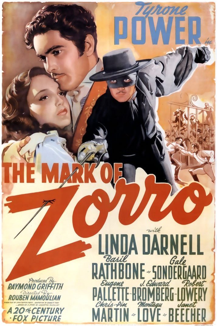 L'affiche du film The Mark of Zorro
