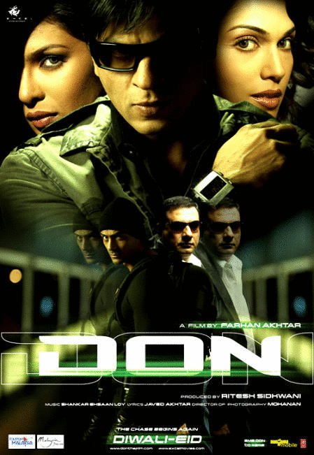 L'affiche originale du film Don en Hindi