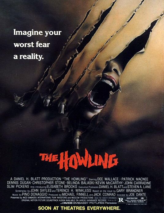 L'affiche du film The Howling