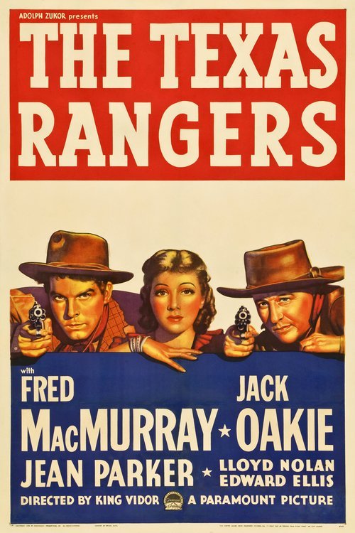L'affiche du film The Texas Rangers