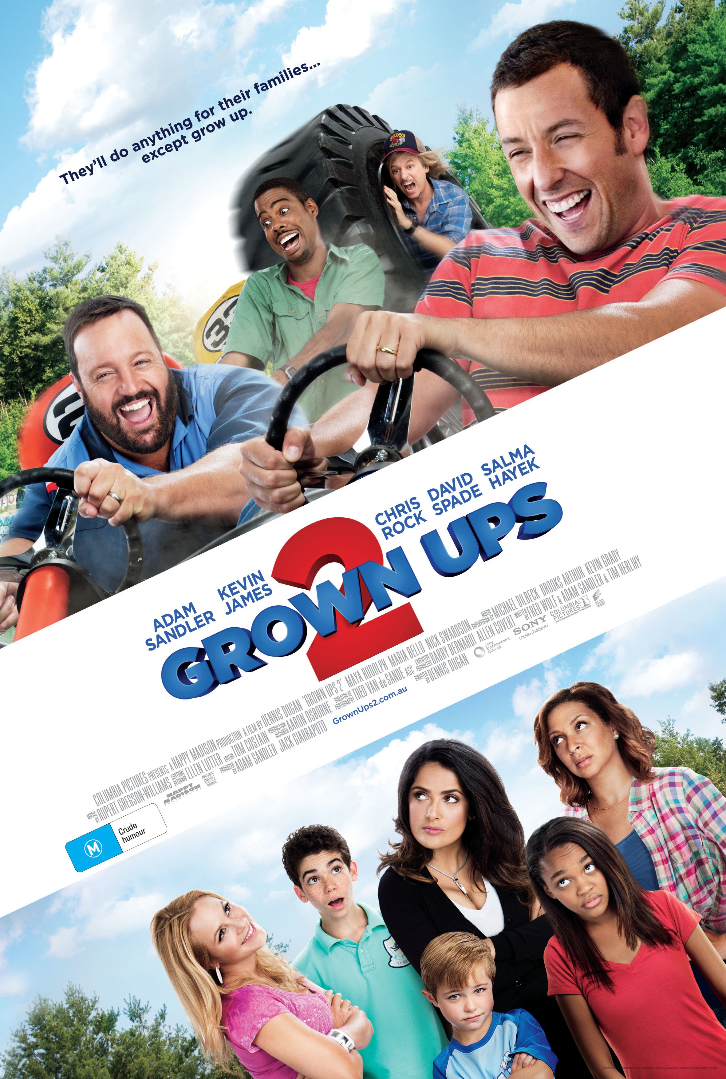 L'affiche du film Grown Ups 2