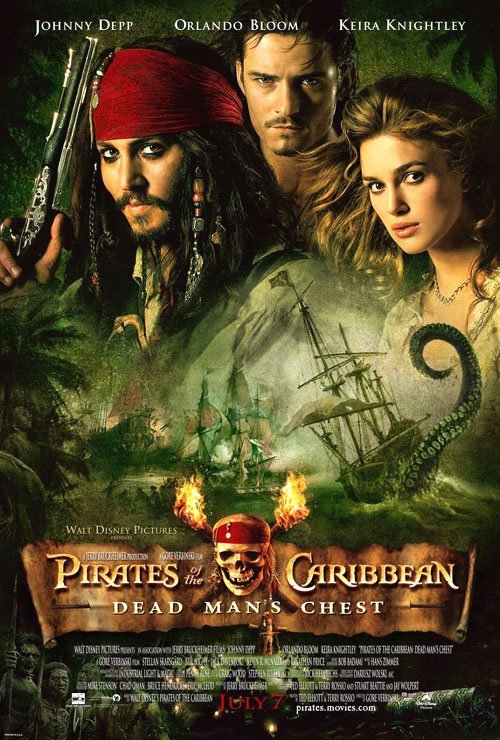 L'affiche du film Pirates of the Caribbean: Dead Man's Chest